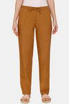 Coucou Woven Pyjama - Tawny Brown — thumbnail 1